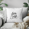 Das „Live, Laugh, Love“ Kuschelkissen – Inspiration für dein Zuhause